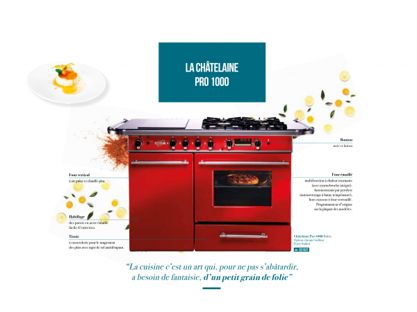 Cuisinière Chatelaine pro 1000