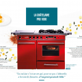 Cuisinière Chatelaine pro 1000